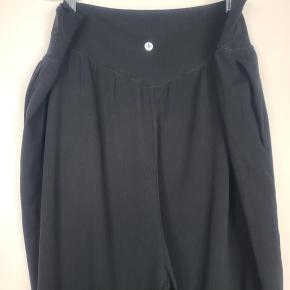 Halara Breezeful Black Crossover High Waisted Quick Dry Yoga Joggers XL - Picture 9 of 15